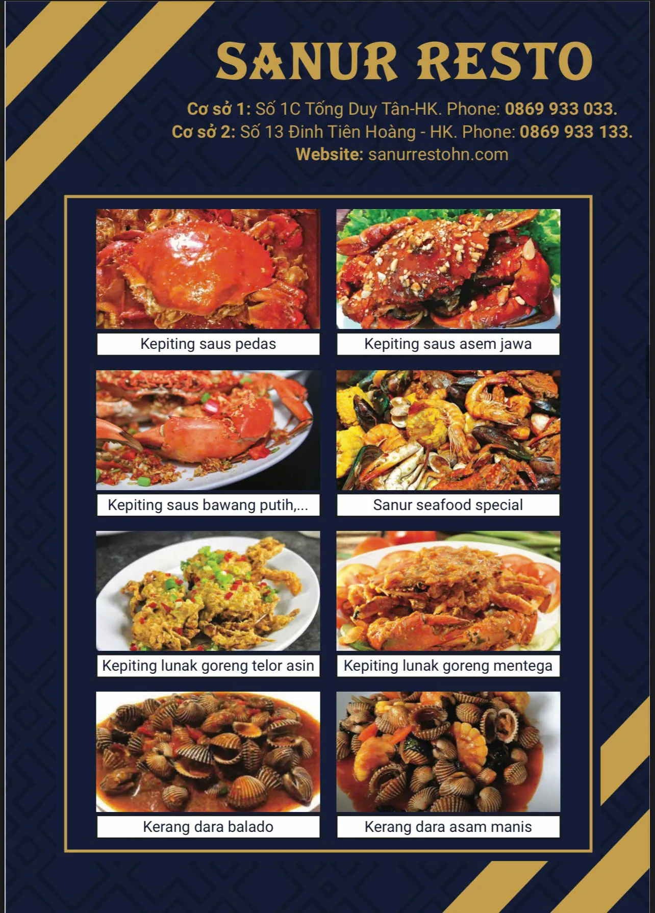 KEPITING& KERANG: CRAB& MUSSEL